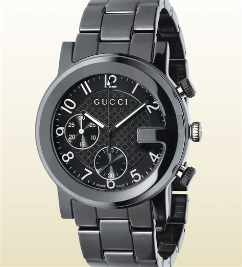 mens gucci watch blue face|gucci g chrono watch black.